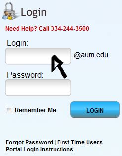 my aum login password