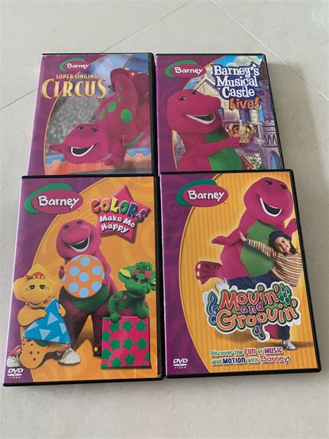 my barney dvd collection
