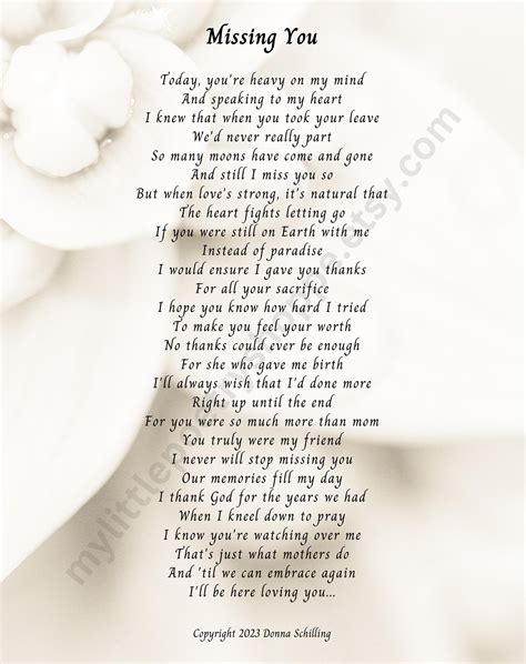 My Bed Is Missing You