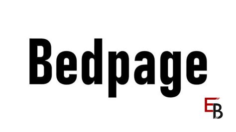 my bedpage