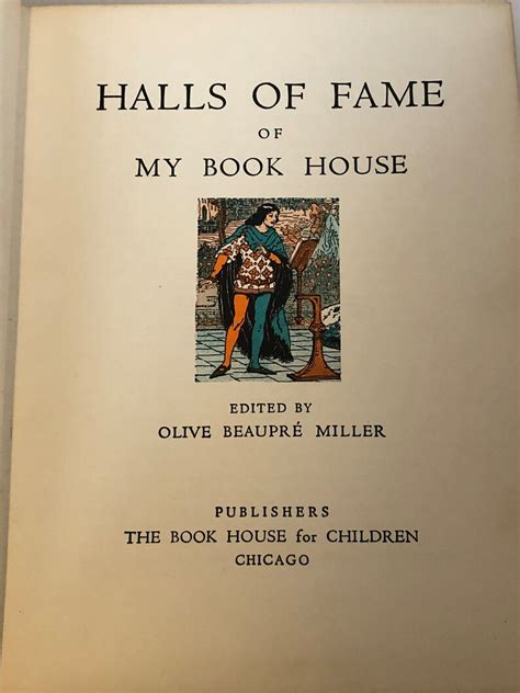 my book house halls of fame