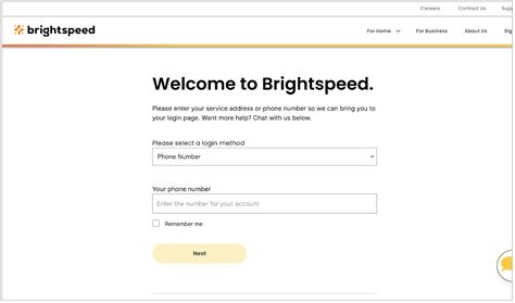 my brightspeed account sign in