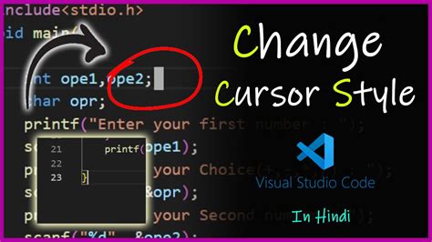 my cursor changed in vs code