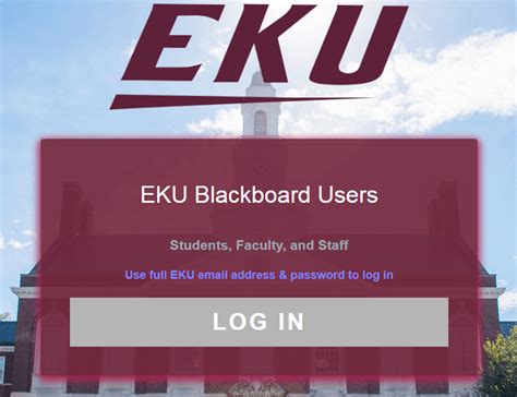 my eku blackboard login