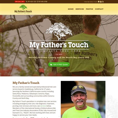 my father's touch tree service