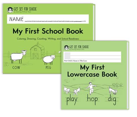 My First School Book Printable