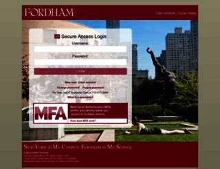 my fordham edu login