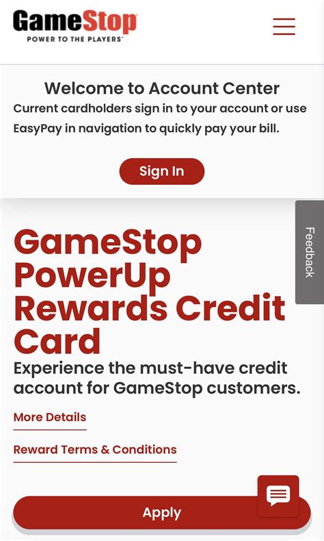 my gamestop credit card