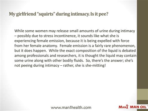 my girlfriend squirts