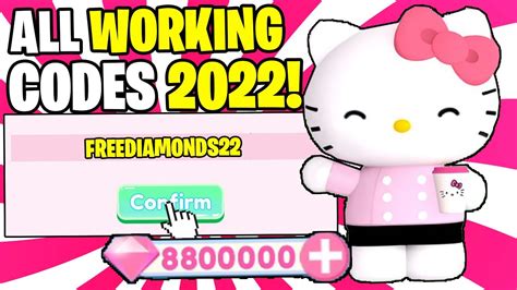 my hello kitty cafe codes august 2022