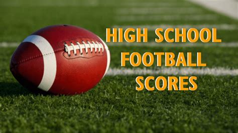my high school football scores