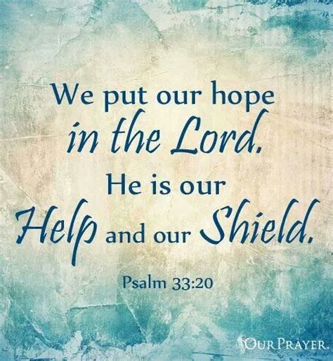 my hope is in the lord scripture