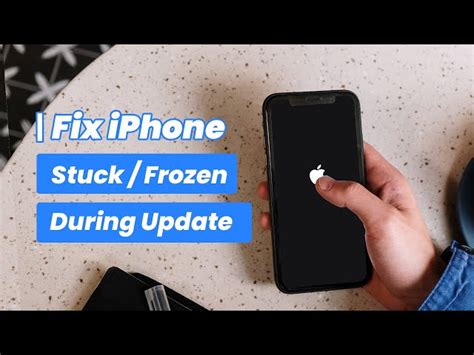 my iphone is frozen during update