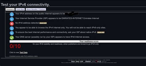 my ipv6 is not detected