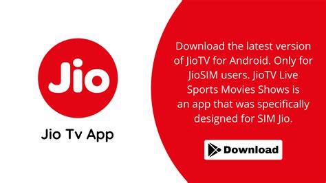 my jio tv app download