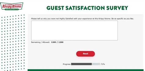 my krispy kreme feedback