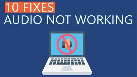 my laptop speakers won t work