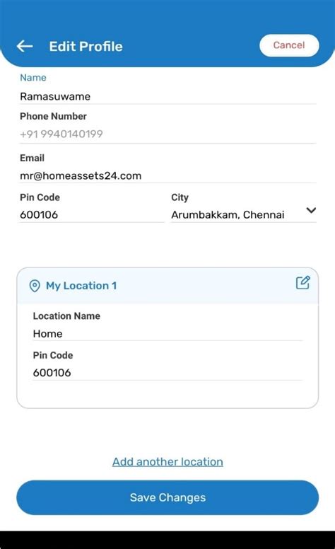 My Location Name And Pin Code