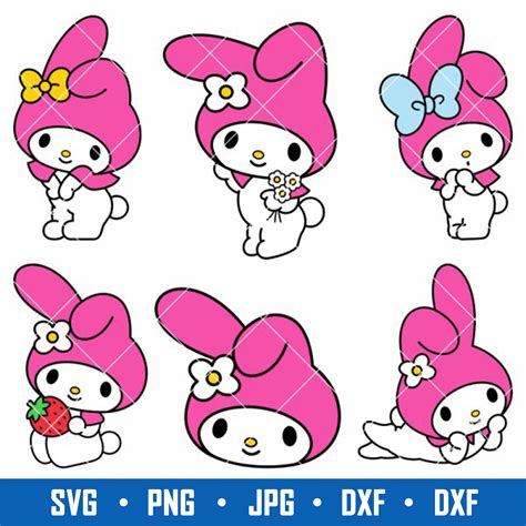 my melody and hello kitty pictures