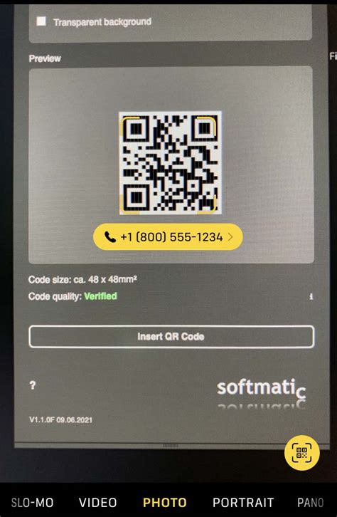 my mobile number qr code