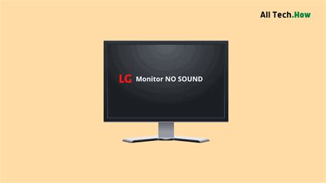 My Monitor Speaker Is Not Working