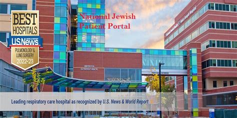 my national jewish patient portal