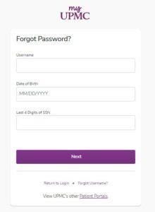my patient portal sign in upmc