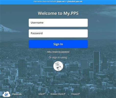 my pps portal login