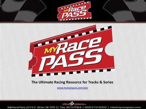 my race pass tracks