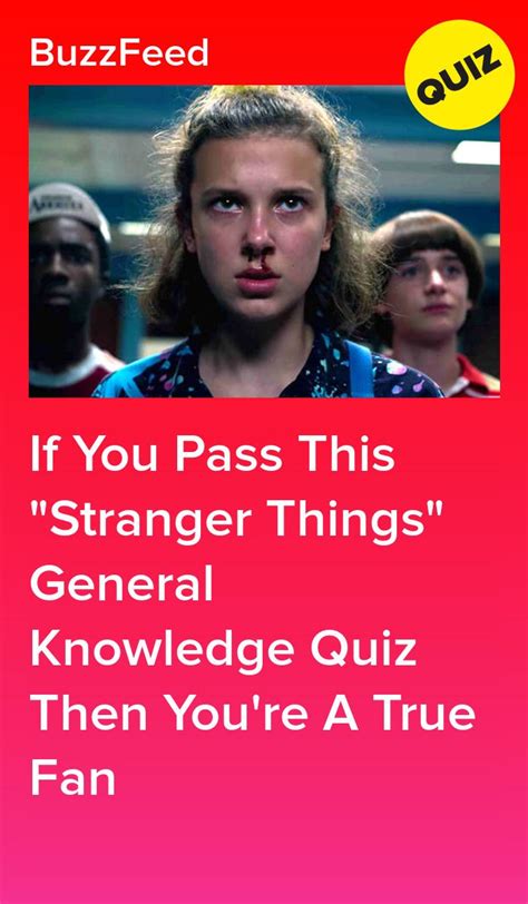 my stranger things life quiz