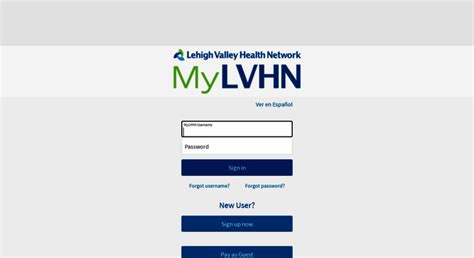 my valley health login