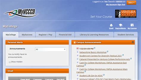 my vcccd.edu portal log in