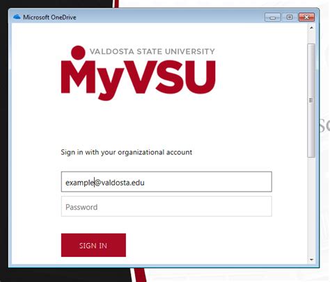 my vsu email login