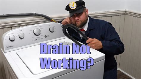 my washer wont drain