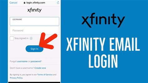 my xfinity login mobile