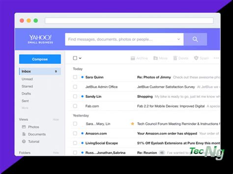 my yahoo mail inbox email sync
