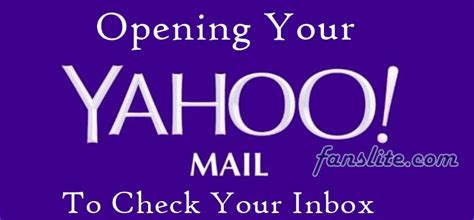 my yahoo mail inbox open