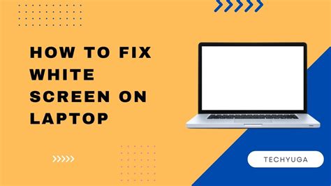 my acer laptop screen is white when i turn it on