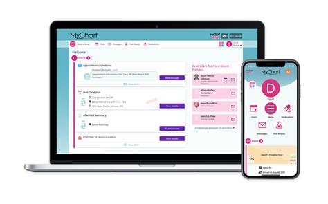 mychart account home page