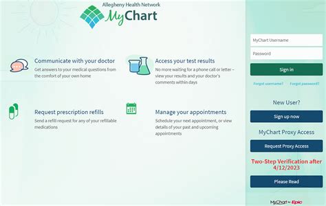 mychart ahn app