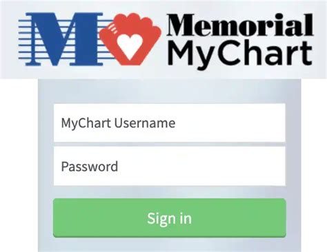 mychart login self memorial