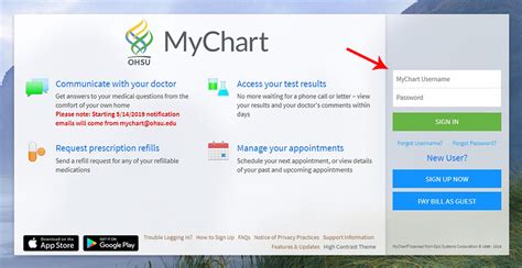 mychart ohsu