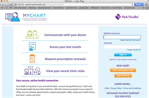 mychart solutions health records