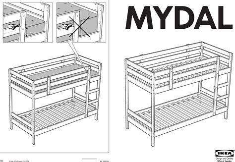 Mydal Bunk Bed Assembly Instructions