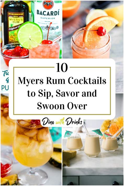 myers rum drinks easy