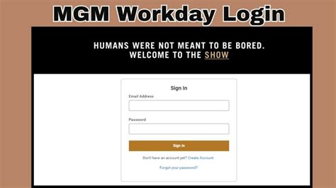 mymgm workday sign in mgm