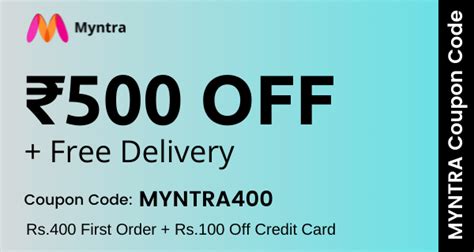 Myntra First Order Coupon Code Today