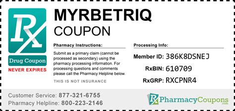 Save Money On Your Medications With Myrbetriq Coupon