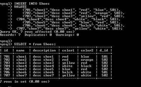 mysql basic commands with examples pdf