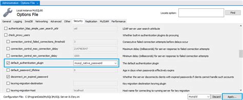 Mysql Change Caching Sha2 Password To Standard